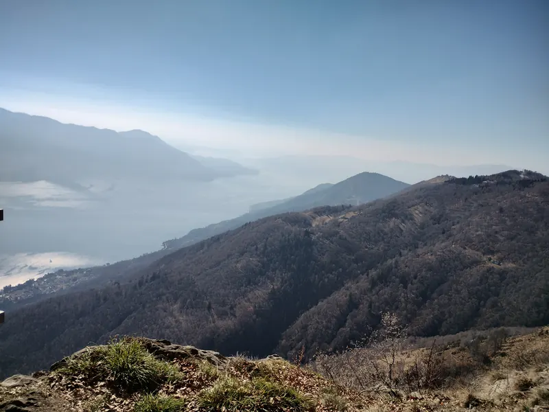 Paesaggio durante l'escursione: Cima di Morissolo e Linea Cadorna