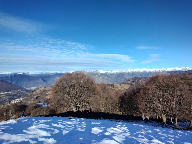 Paesaggio durante l'escursione: Monte Costone e Bocchetta di Pigra