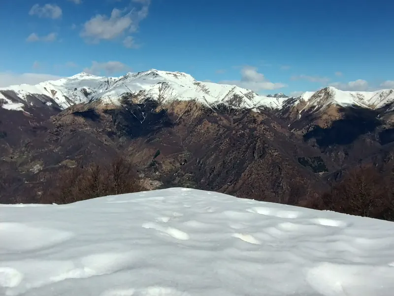 Paesaggio durante l'escursione: Monte Mazzoccone