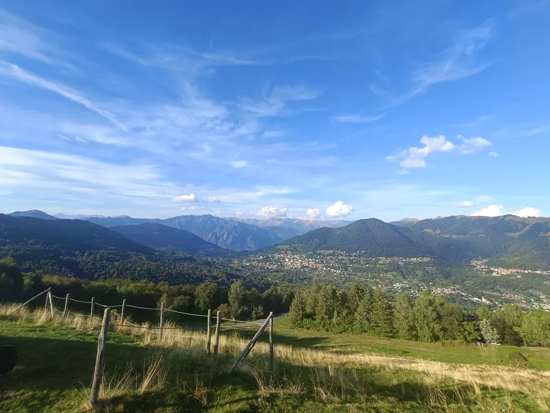 Paesaggio durante l'escursione: Pizzo della Croce