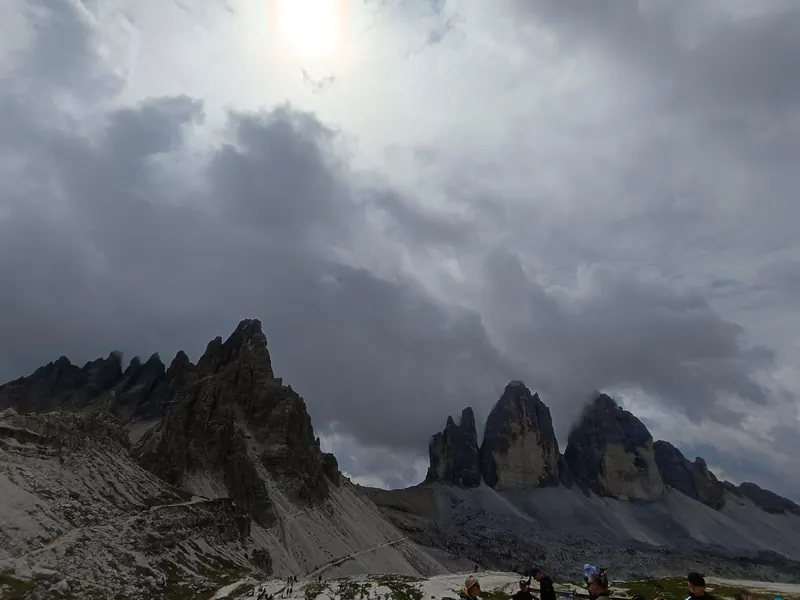 Paesaggio durante l'escursione: Tre Cime di Lavaredo